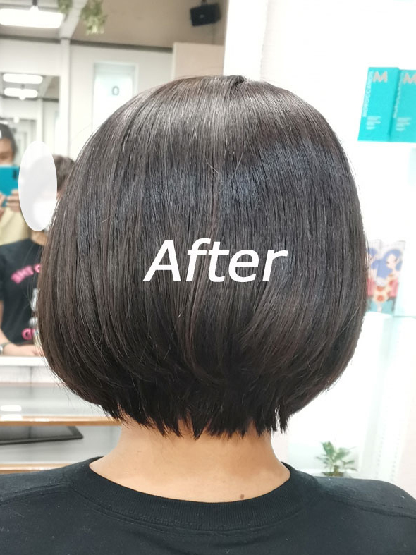 恵比寿美容院髪質改善トリートメントアフター3
